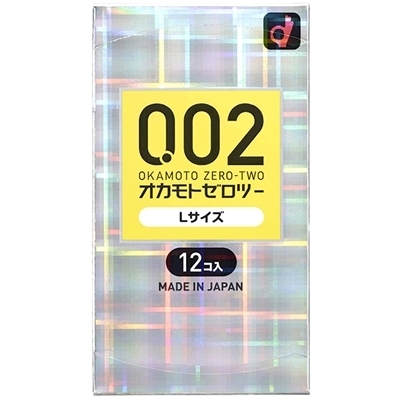 オカモトゼロツー うすさ均一0.02 Lサイズ(12個入り)(コンドーム)